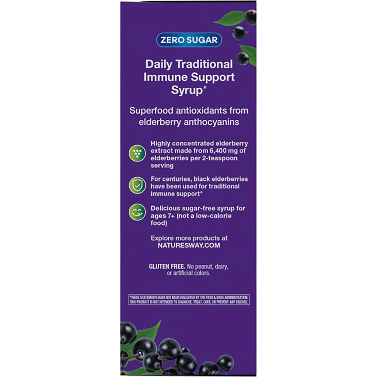 Sambucus Traditional Elderberry Immune Syrup - Zero Sugar - Image 3